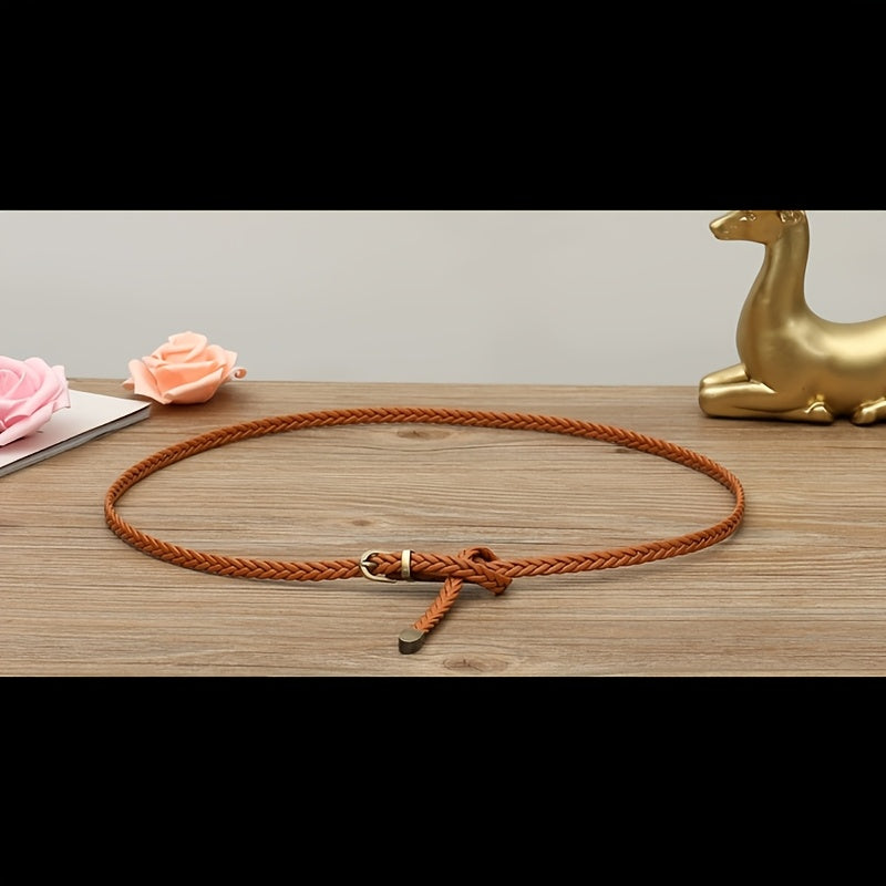 Ceinture Fine en Simili Cuir pour Femme Perrine — visuel 10