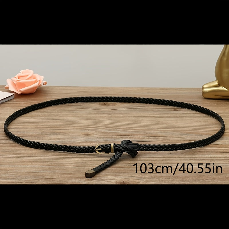 Ceinture Fine en Simili Cuir pour Femme Perrine — visuel 5