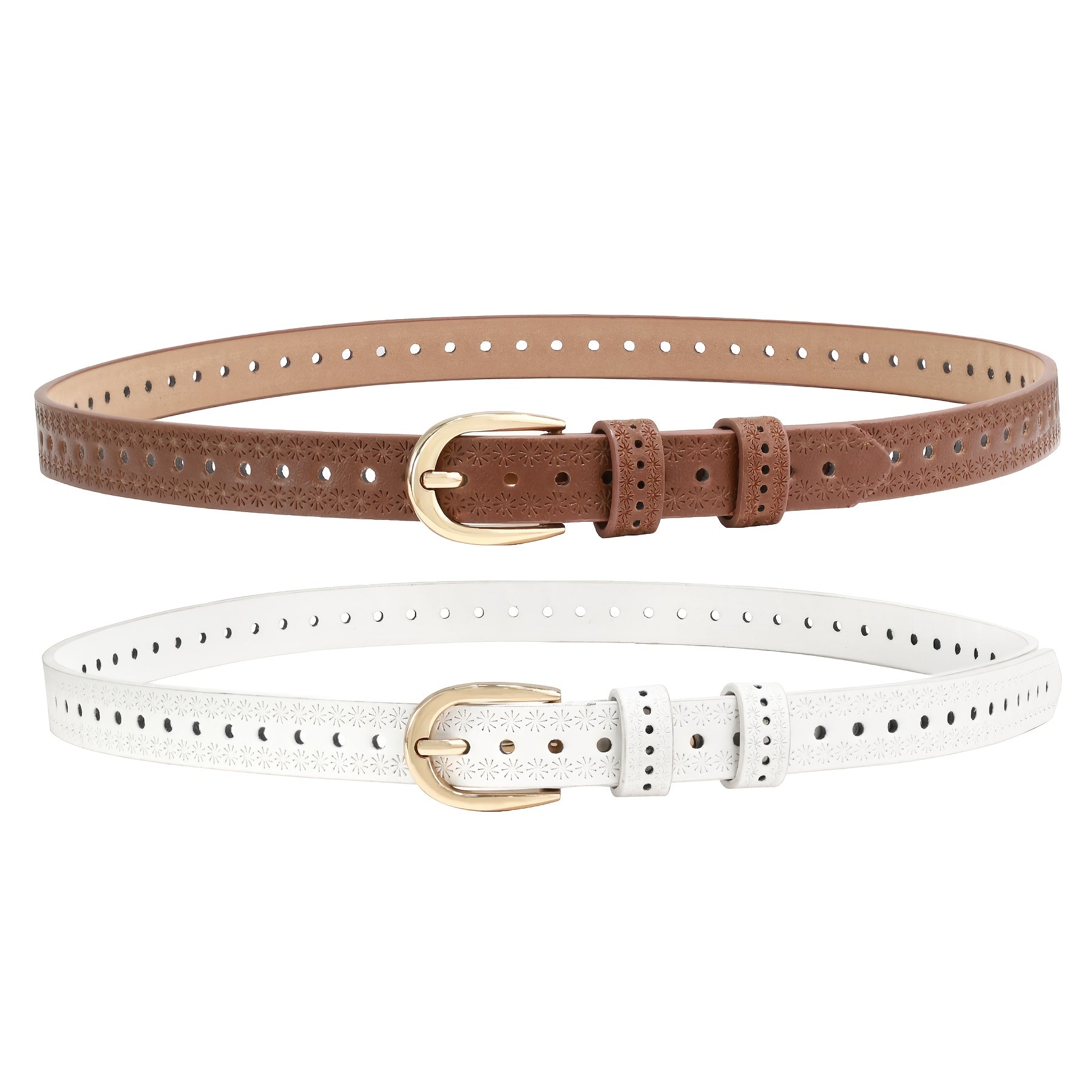 Ceinture Fine en Simili Cuir pour Femme Sidonie — visuel 2