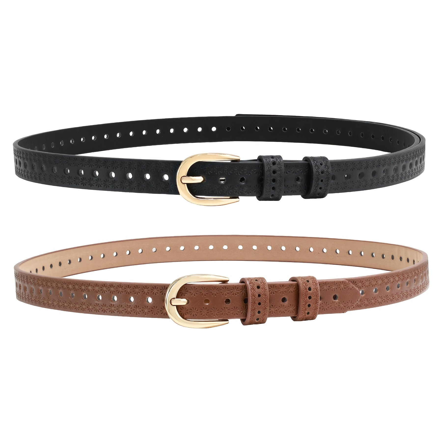 Ceinture Fine en Simili Cuir pour Femme Sidonie — visuel 4