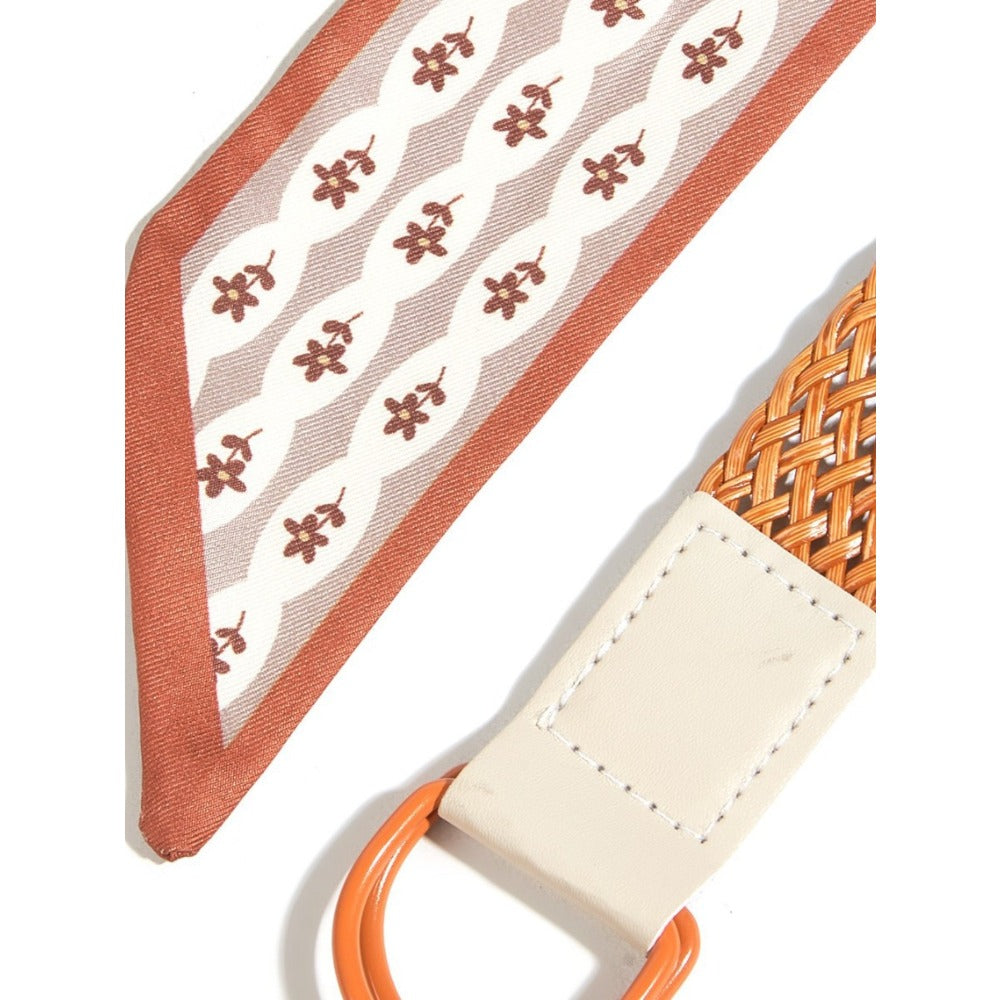 Ceinture Foulard en Simili Cuir pour Femme Noirmoutier — visuel 4