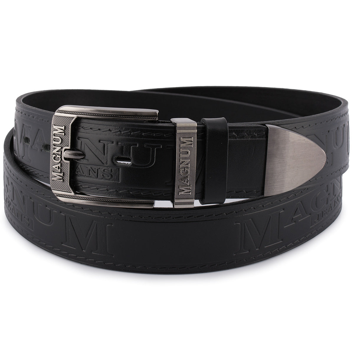 Ceinture Large en Cuir pour Homme Aurélien — visuel 4