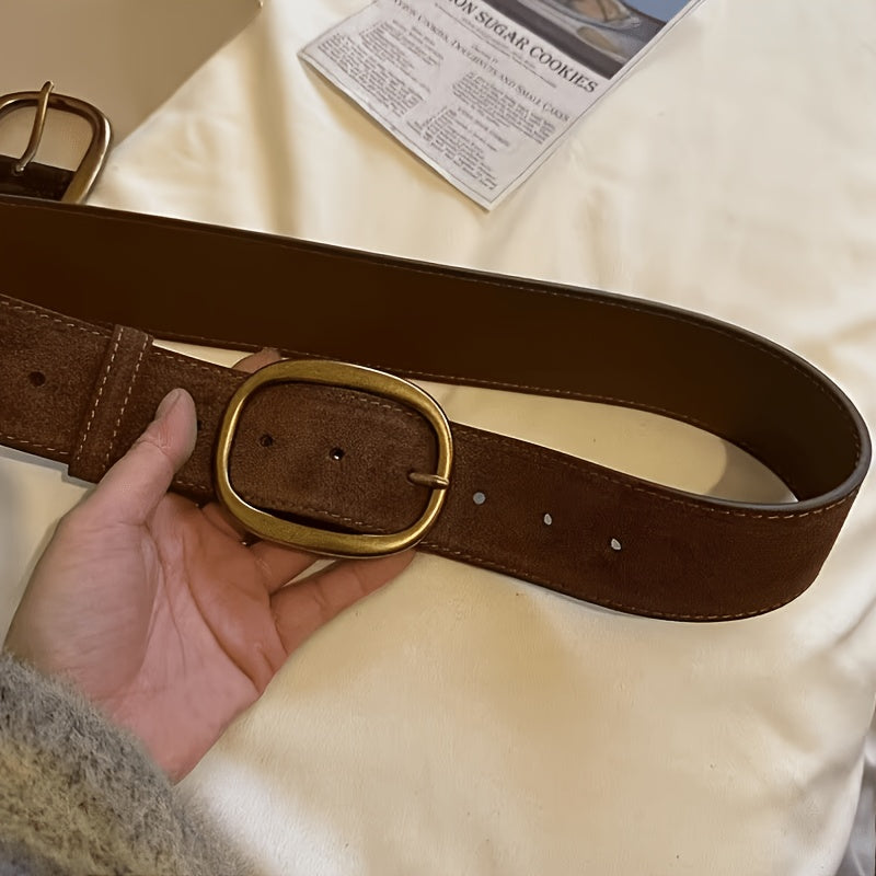 Ceinture Large en Simili Cuir pour Femme Cyrielle — visuel 1