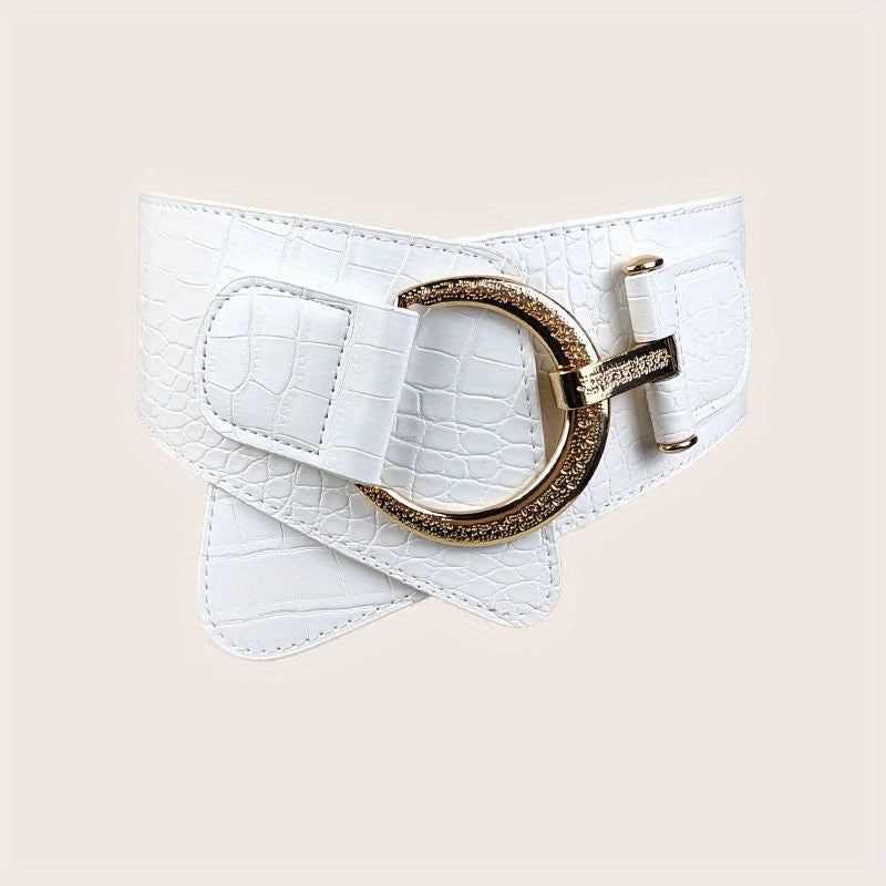 Ceinture Large en Simili Cuir pour Femme Fiesole — visuel 3