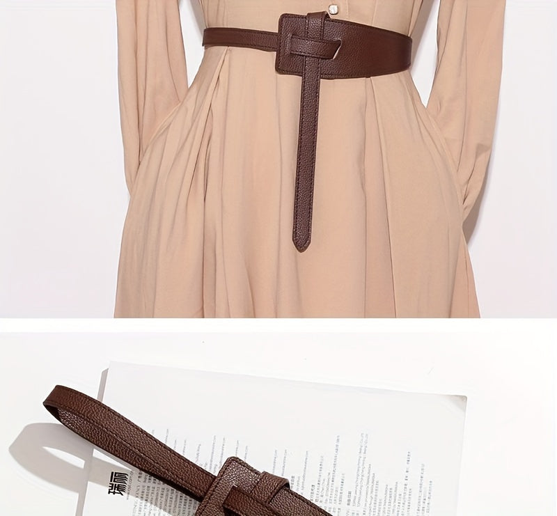 Ceinture Large en Simili Cuir pour Femme Frejus — visuel 12