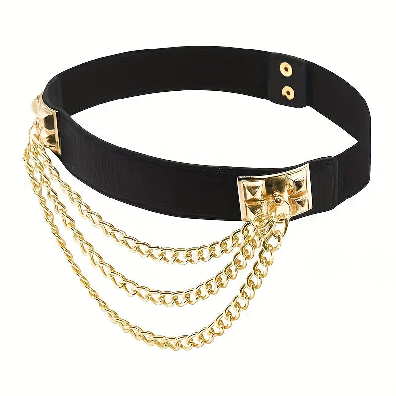 Ceinture Large en Simili Cuir pour Femme Positano — visuel 3