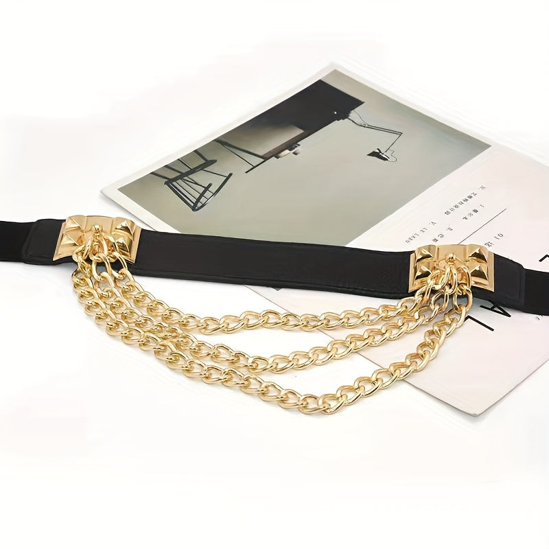 Ceinture Large en Simili Cuir pour Femme Positano — visuel 6