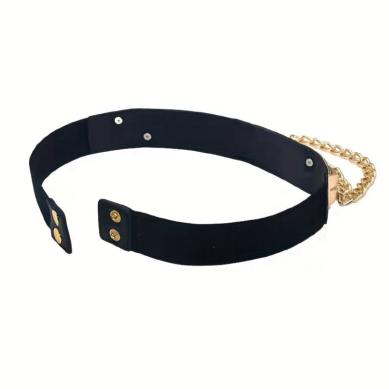 Ceinture Large en Simili Cuir pour Femme Positano — visuel 7