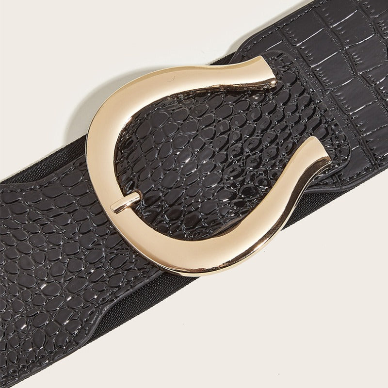 Ceinture Large en Tissu pour Femme Santorin — visuel 2