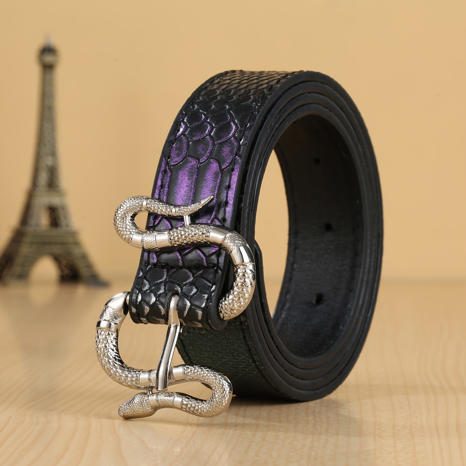 Ceinture Léopard en Simili Cuir pour Femme Hélène — visuel 1