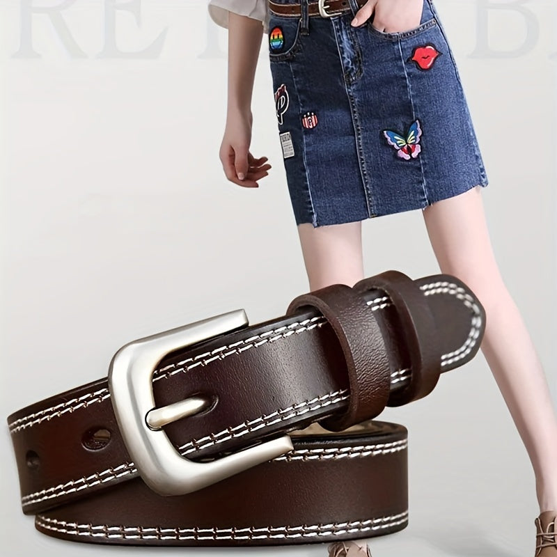 Ceinture Luxe en Cuir pour Femme Dorothée — visuel 14