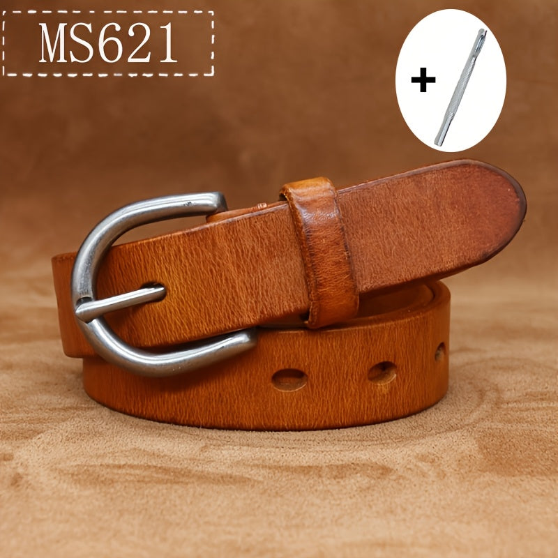 Ceinture Luxe en Cuir pour Femme Douce — visuel 3