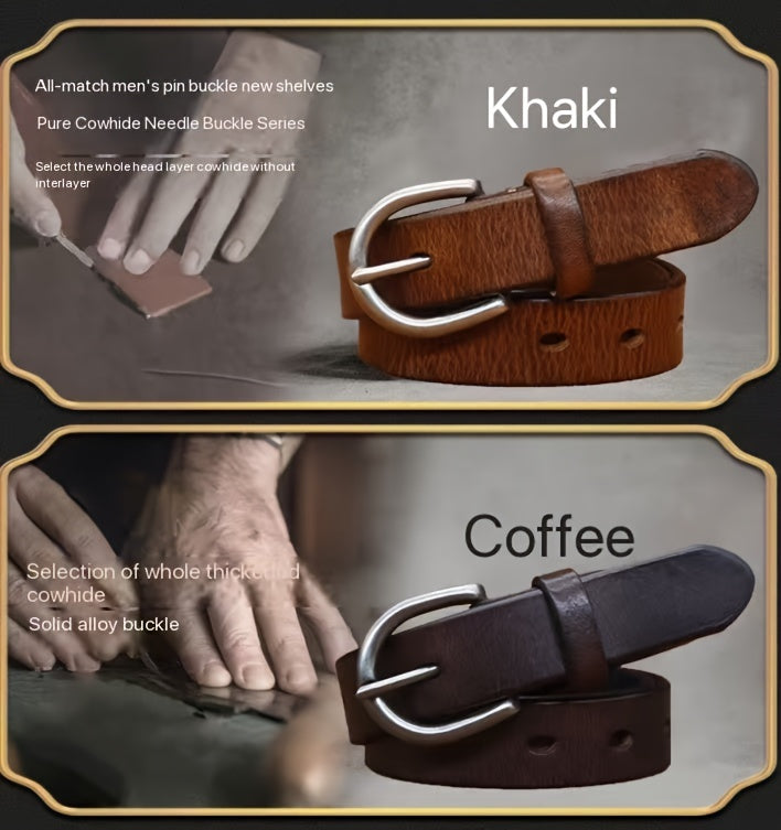 Ceinture Luxe en Cuir pour Femme Douce — visuel 5