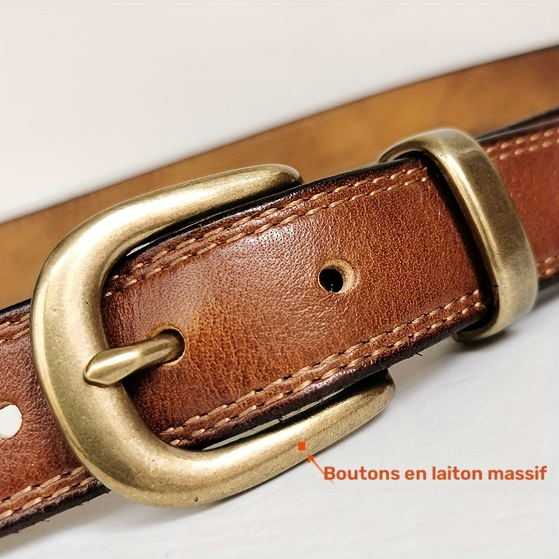 Ceinture Luxe en Cuir pour Femme Manon — visuel 13