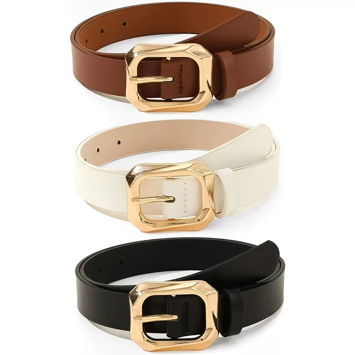 Ceinture Luxe en Simili Cuir pour Femme Faro — visuel 10