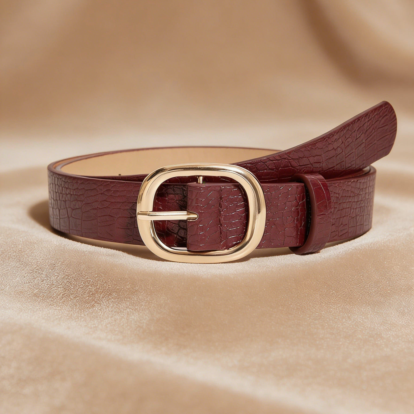 Ceinture Luxe en Simili Cuir pour Femme Jeanne — visuel 4