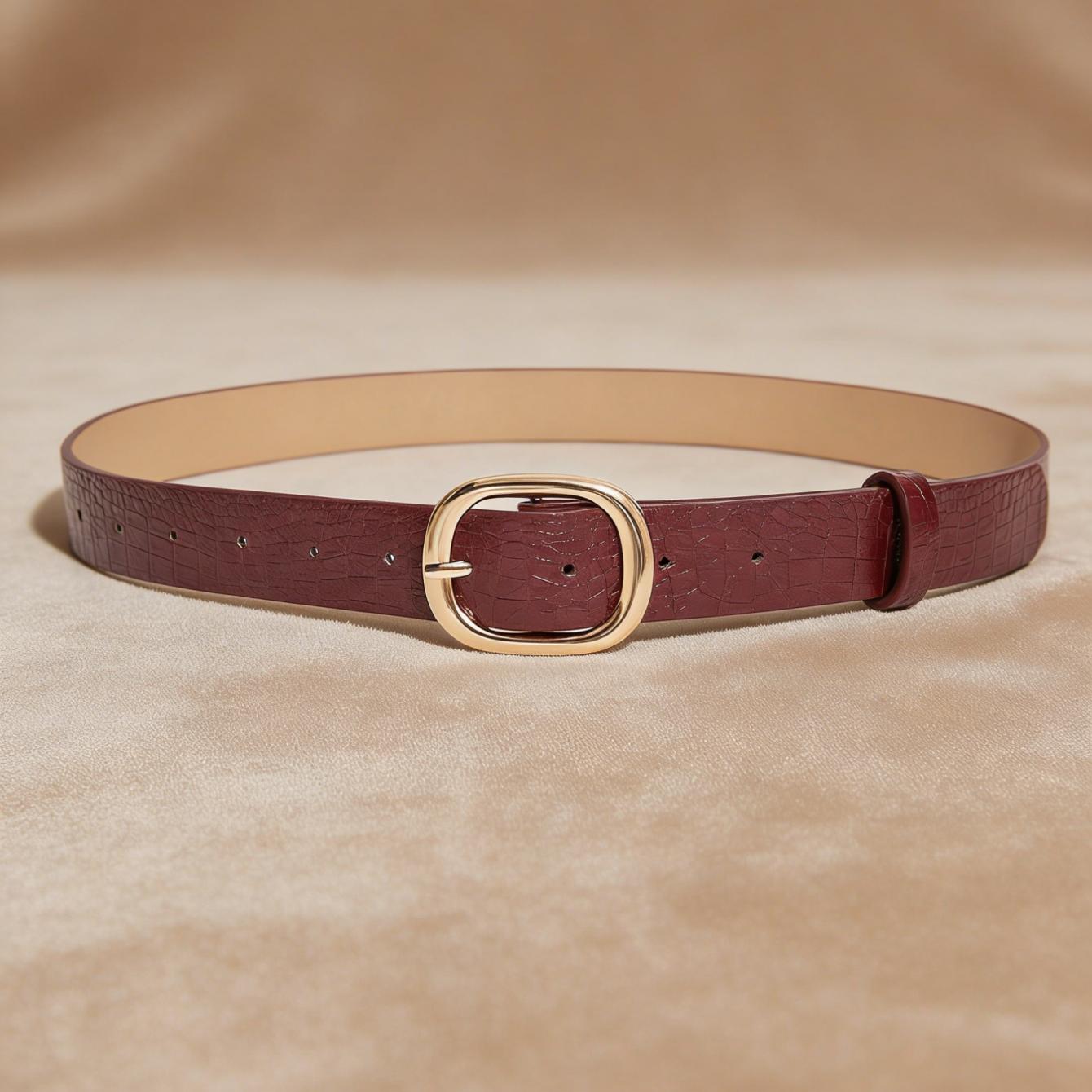 Ceinture Luxe en Simili Cuir pour Femme Jeanne — visuel 7