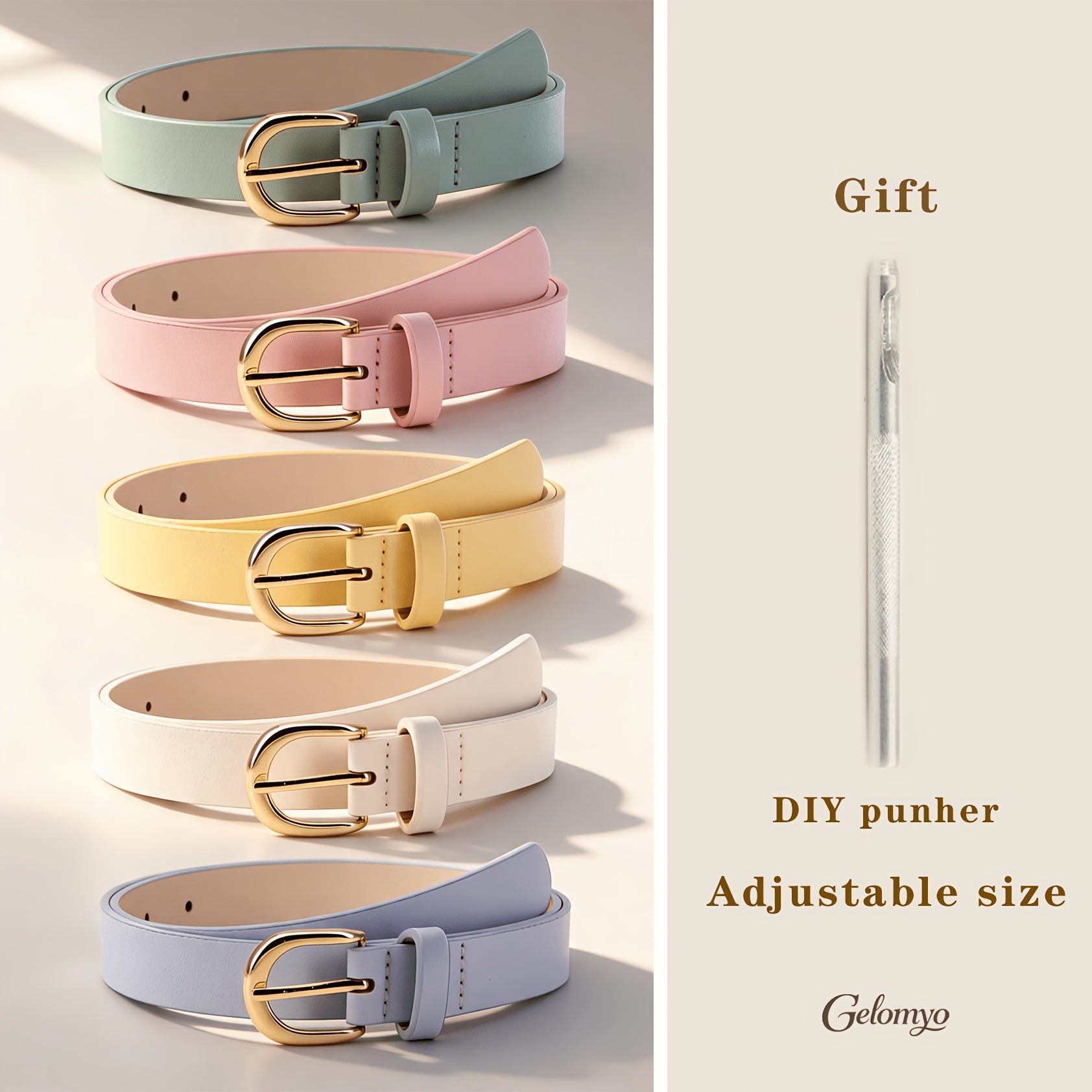 Ceinture Luxe en Simili Cuir pour Femme Melanie — visuel 1
