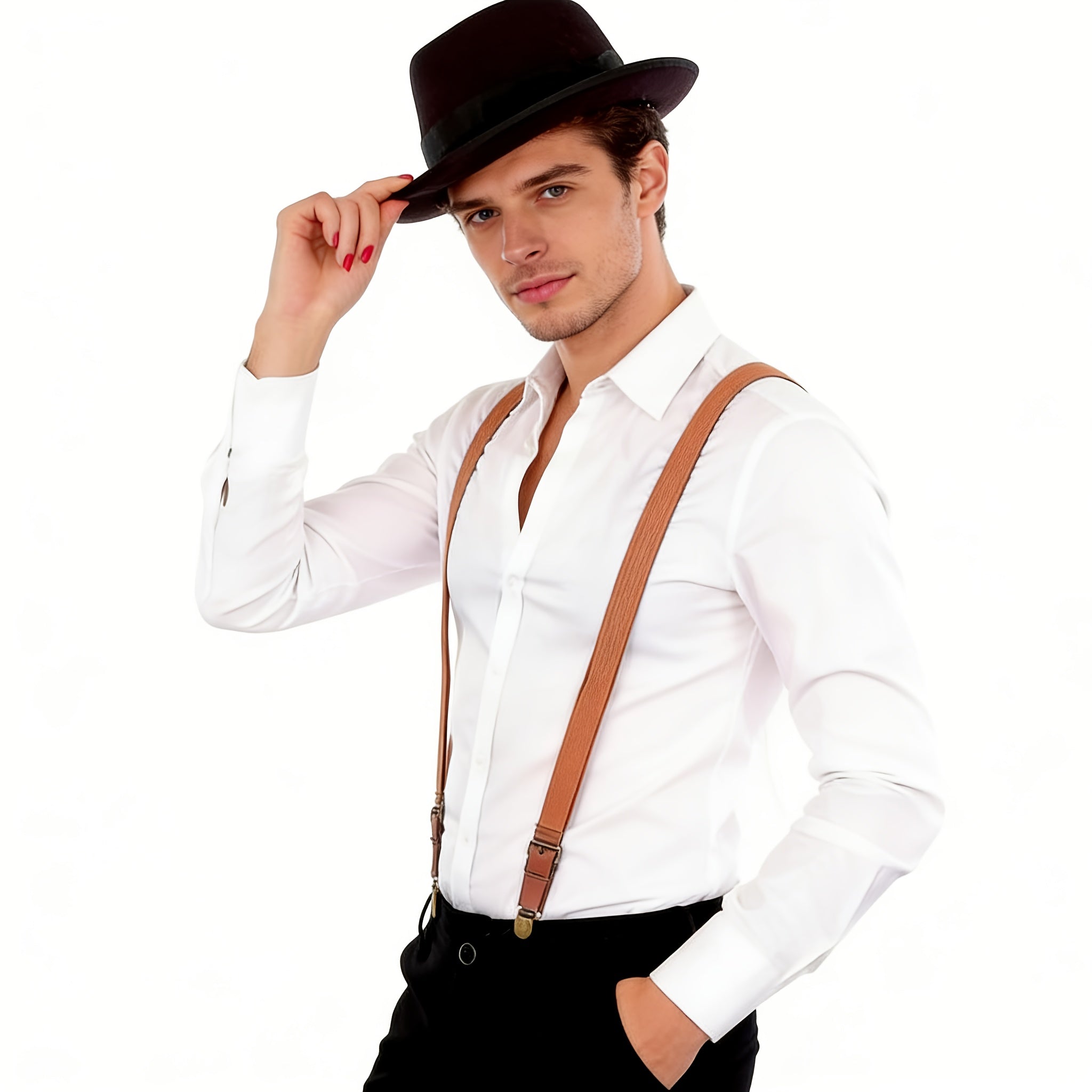 Ceinture Luxe en Tissu pour Homme Melvin — visuel 8
