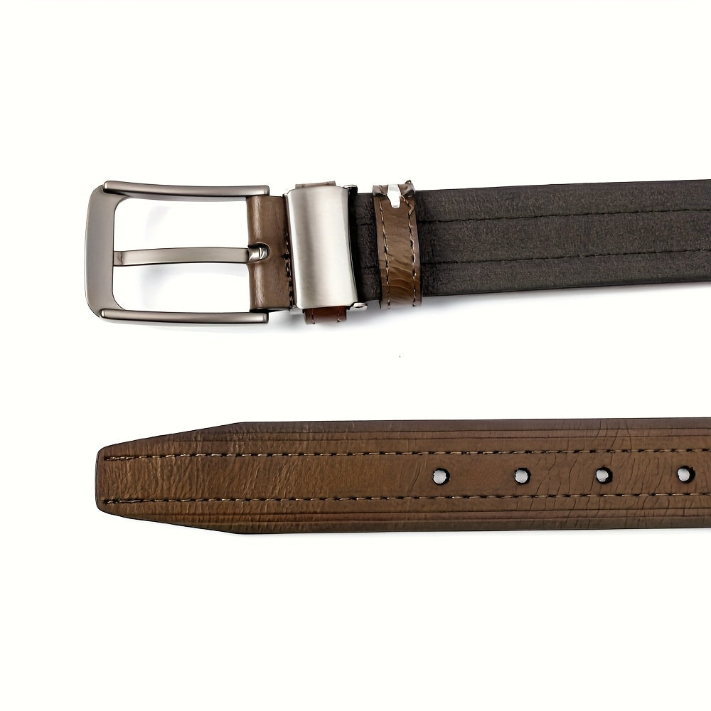 Ceinture Marron en Cuir pour Homme Charles — visuel 3