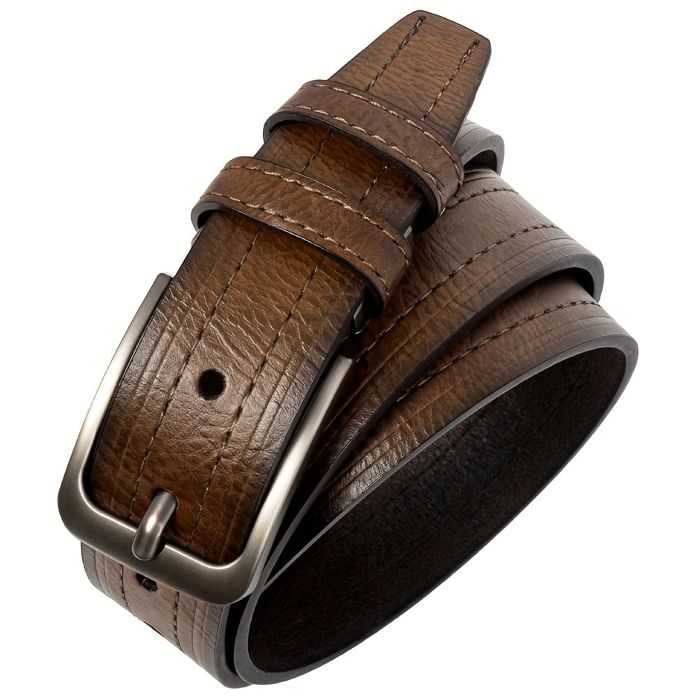 Ceinture Marron en Cuir pour Homme Charles — visuel 5