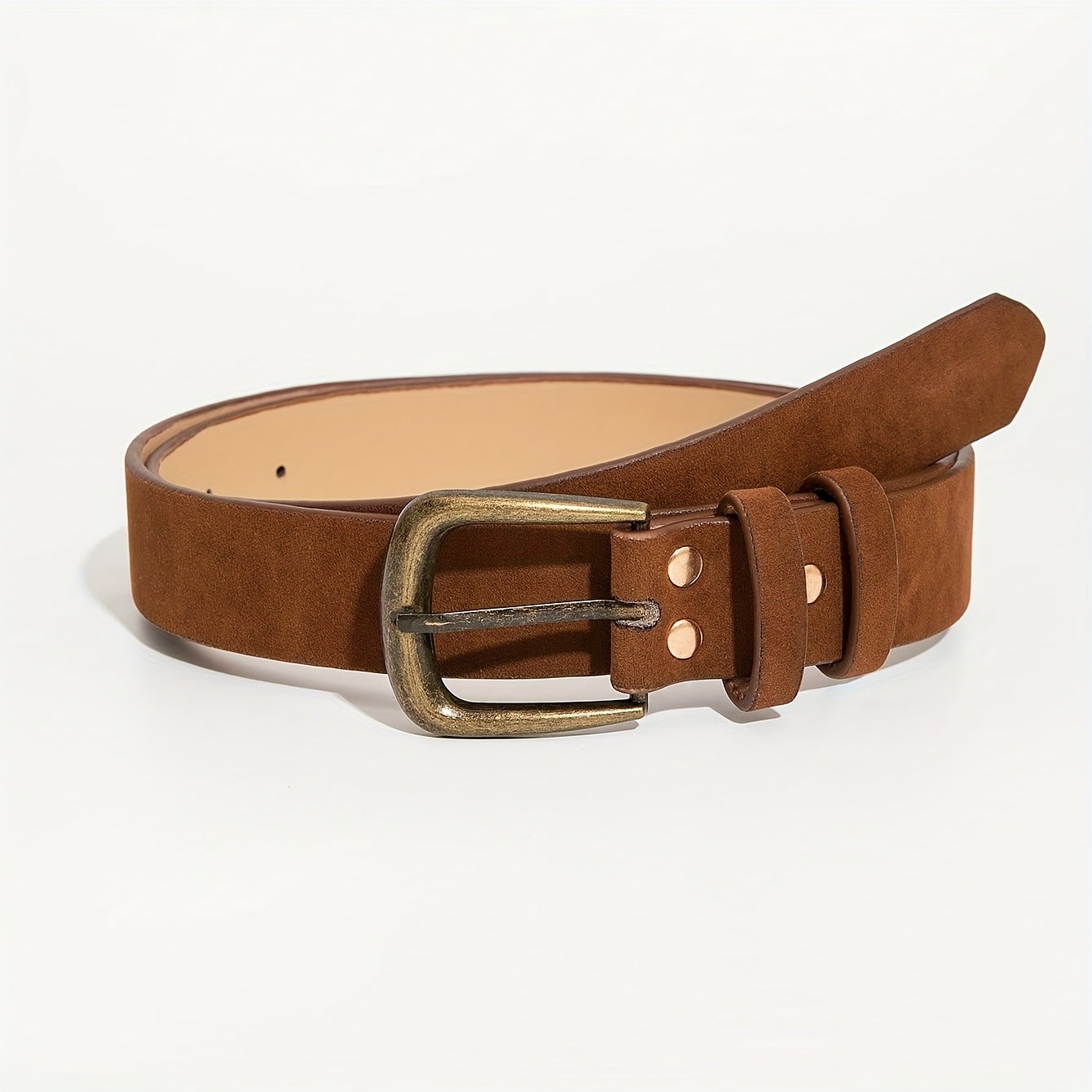 Ceinture Marron en Simili Cuir pour Femme Fanny — visuel 3