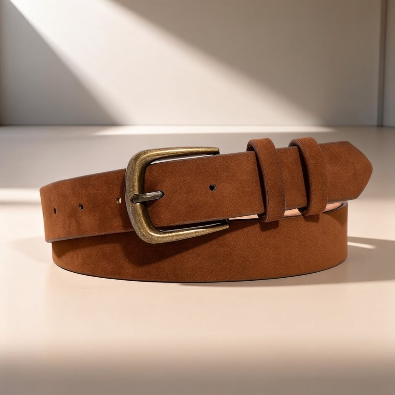 Ceinture Marron en Simili Cuir pour Femme Fanny — visuel 6