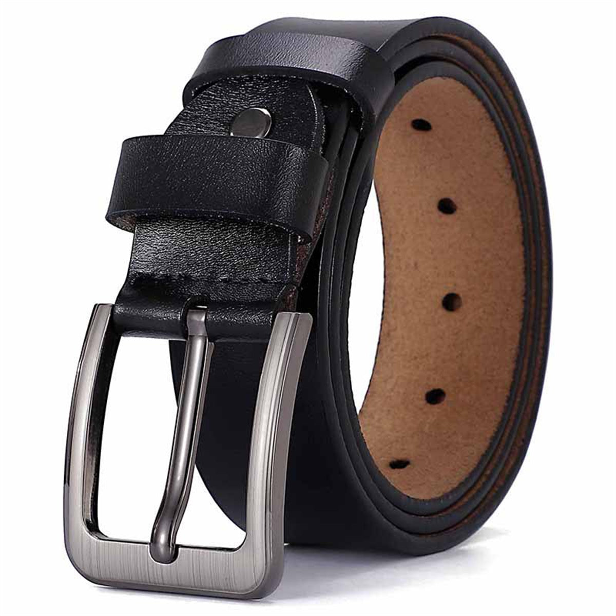 Ceinture Marron en Simili Cuir pour Homme Faustin — visuel 4