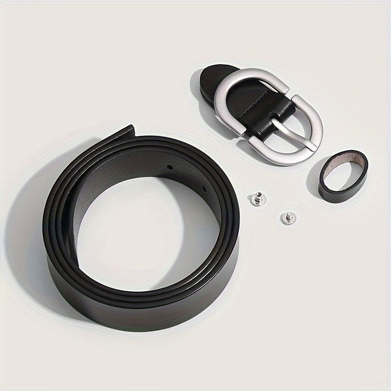 Ceinture Noire en Cuir pour Femme Mariette — visuel 5