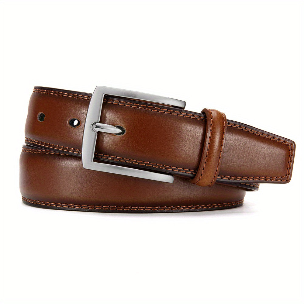 Ceinture Noire en Cuir pour Homme Bertrand — visuel 1