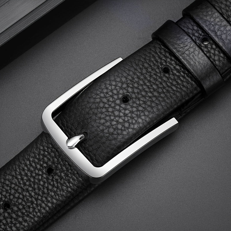 Ceinture Noire en Cuir pour Homme Gabin — visuel 11