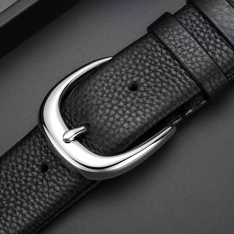 Ceinture Noire en Cuir pour Homme Gabin — visuel 12
