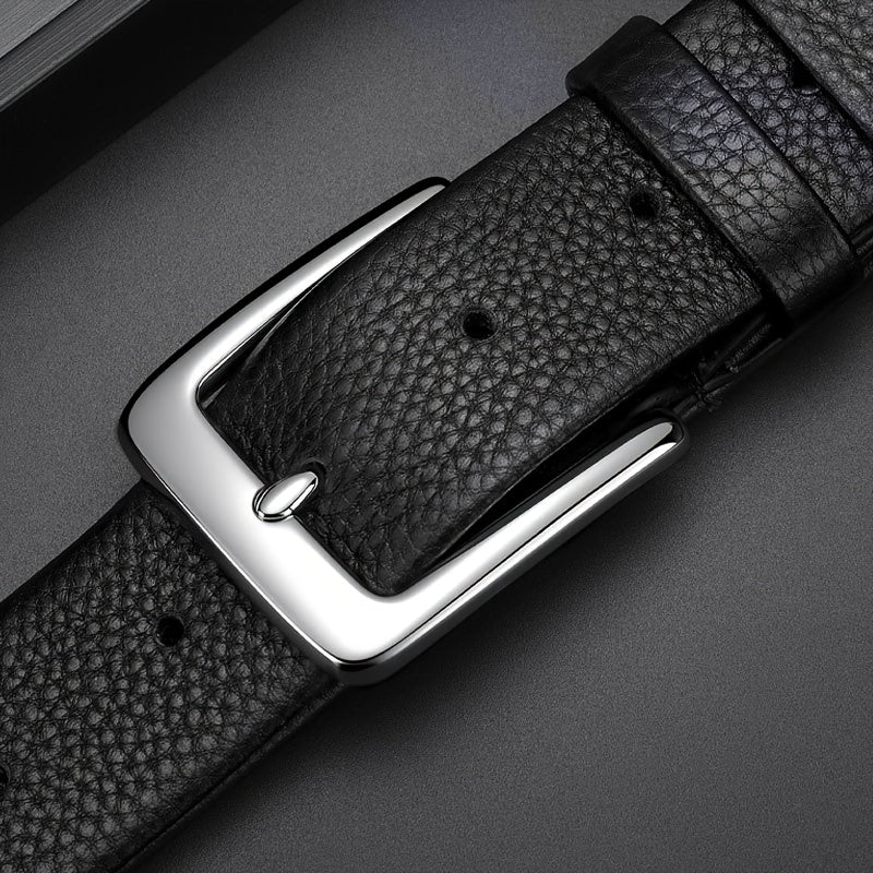 Ceinture Noire en Cuir pour Homme Gabin — visuel 13