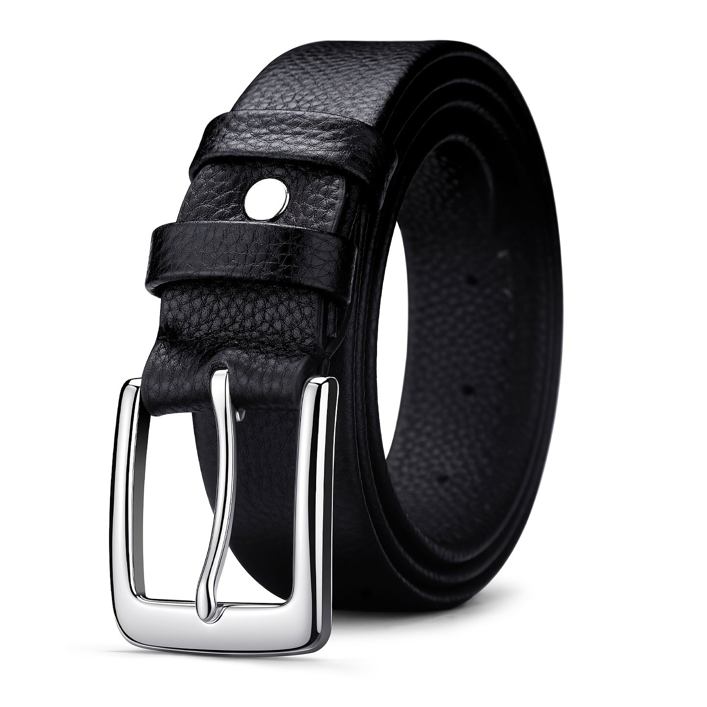Ceinture Noire en Cuir pour Homme Gabin — visuel 3
