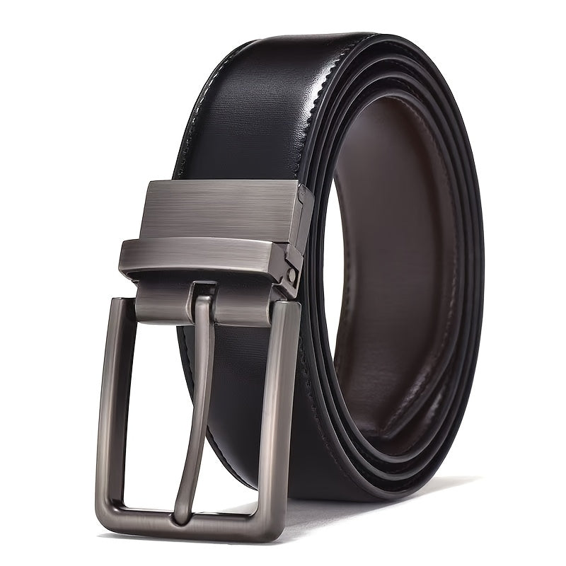Ceinture Noire en Cuir pour Homme Paul — visuel 1