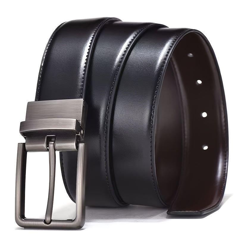 Ceinture Noire en Cuir pour Homme Paul — visuel 3