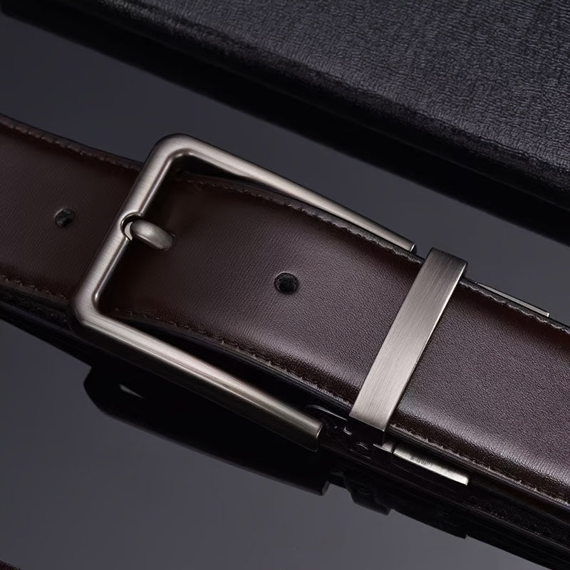 Ceinture Noire en Cuir pour Homme Paul — visuel 6