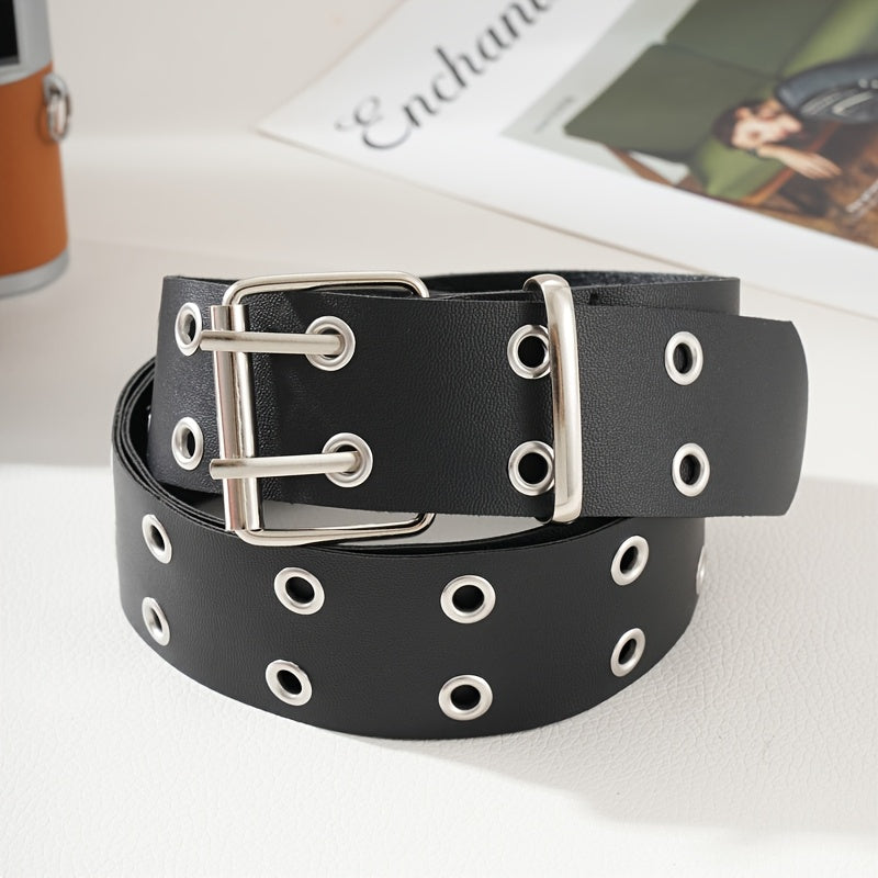 Ceinture Noire en Simili Cuir pour Femme Valerie — visuel 1