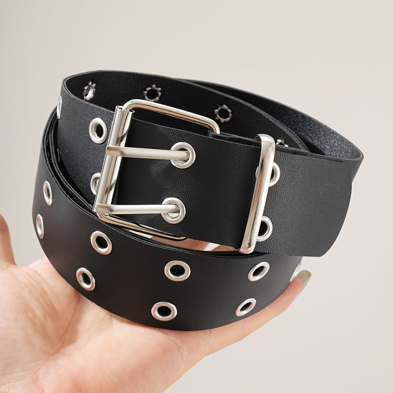 Ceinture Noire en Simili Cuir pour Femme Valerie — visuel 2