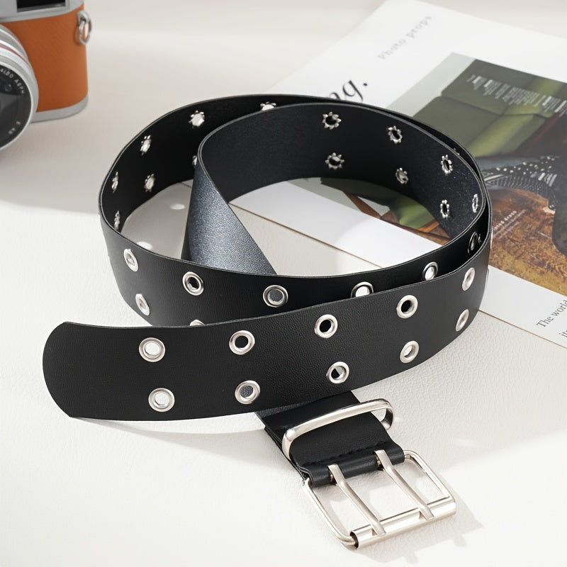 Ceinture Noire en Simili Cuir pour Femme Valerie — visuel 3