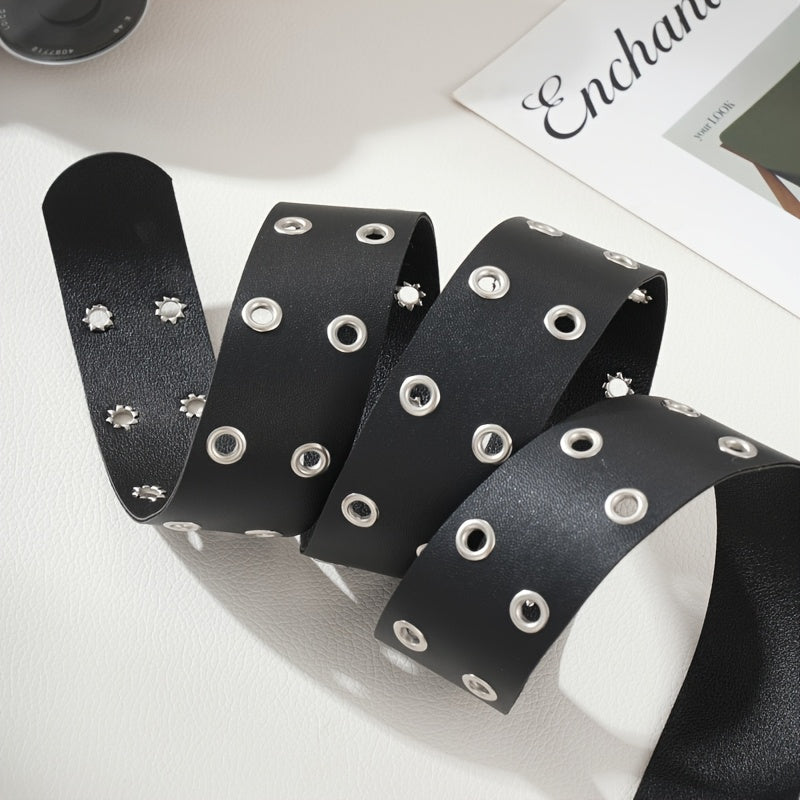 Ceinture Noire en Simili Cuir pour Femme Valerie — visuel 4