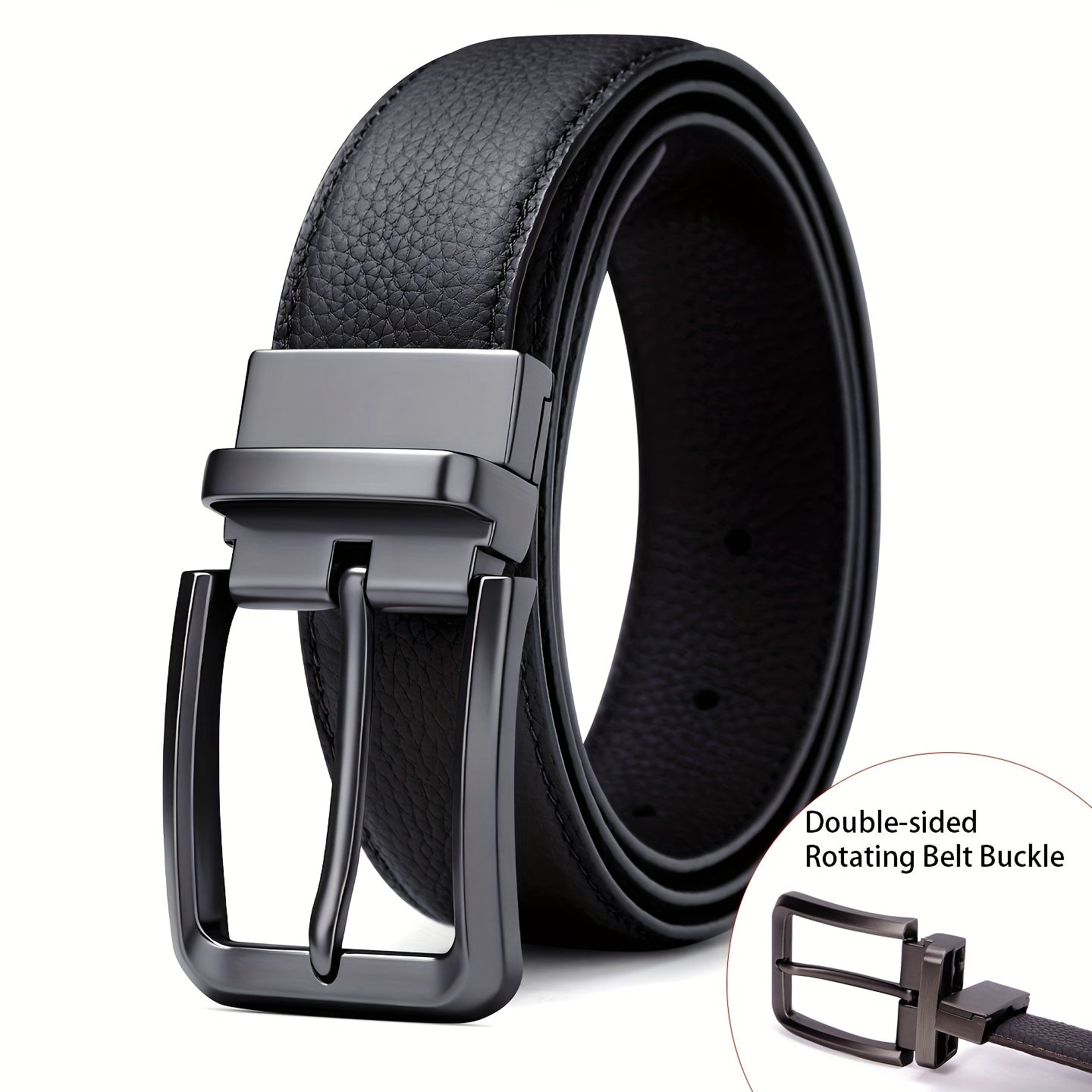 Ceinture Réversible en Cuir pour Femme Andréa — visuel 15