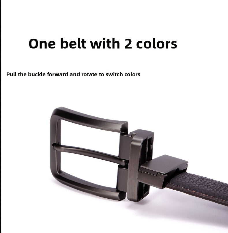 Ceinture Réversible en Cuir pour Femme Andréa — visuel 6