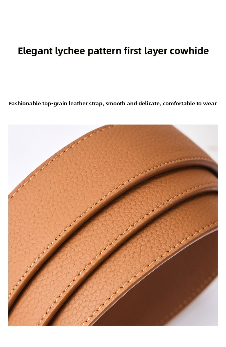 Ceinture Réversible en Cuir pour Femme Andréa — visuel 8