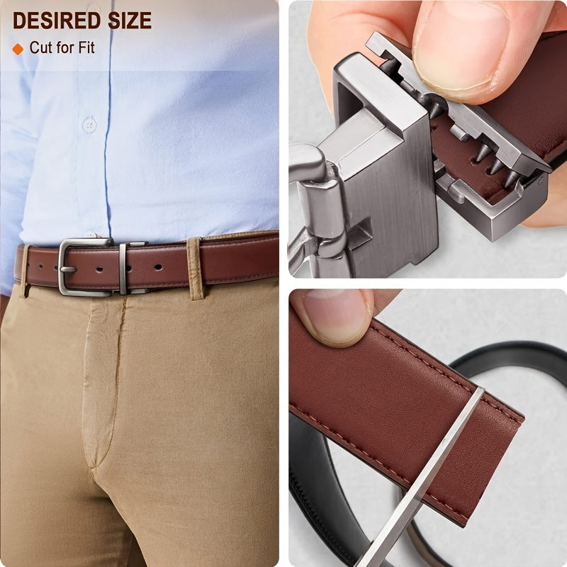 Ceinture Réversible en Cuir pour Homme Prosper — visuel 11