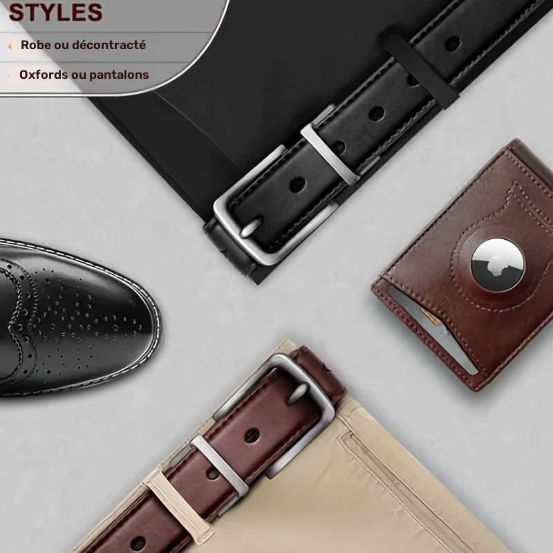 Ceinture Réversible en Cuir pour Homme Prosper — visuel 12