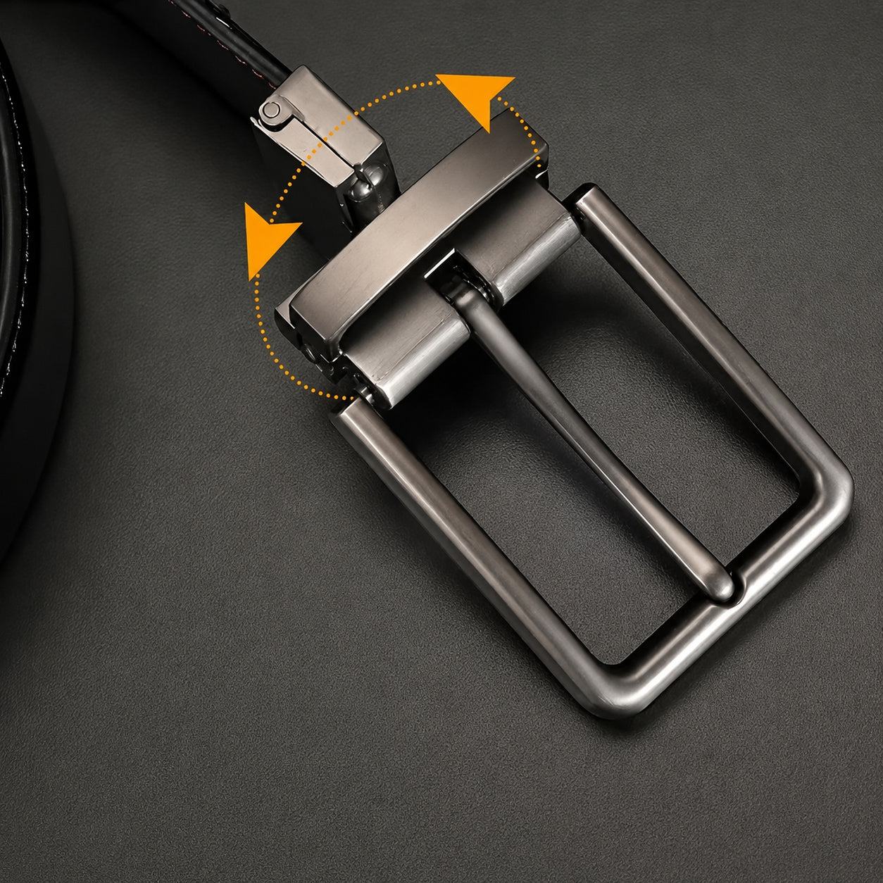 Ceinture Réversible en Simili Cuir pour Femme Apolline — visuel 2
