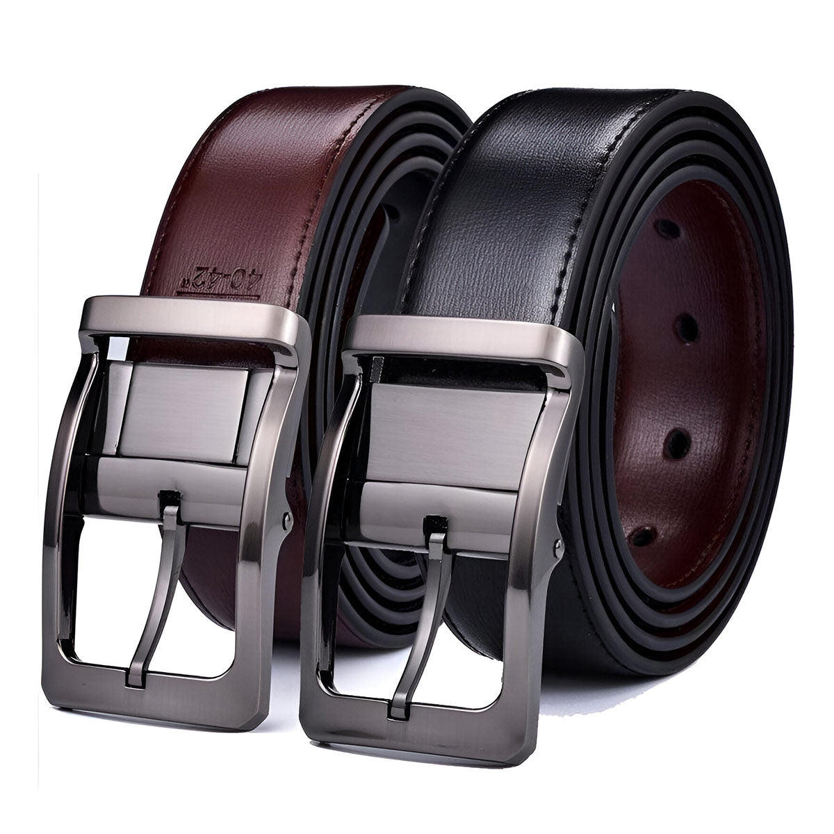 Ceinture Réversible en Simili Cuir pour Homme Ignace — visuel 7