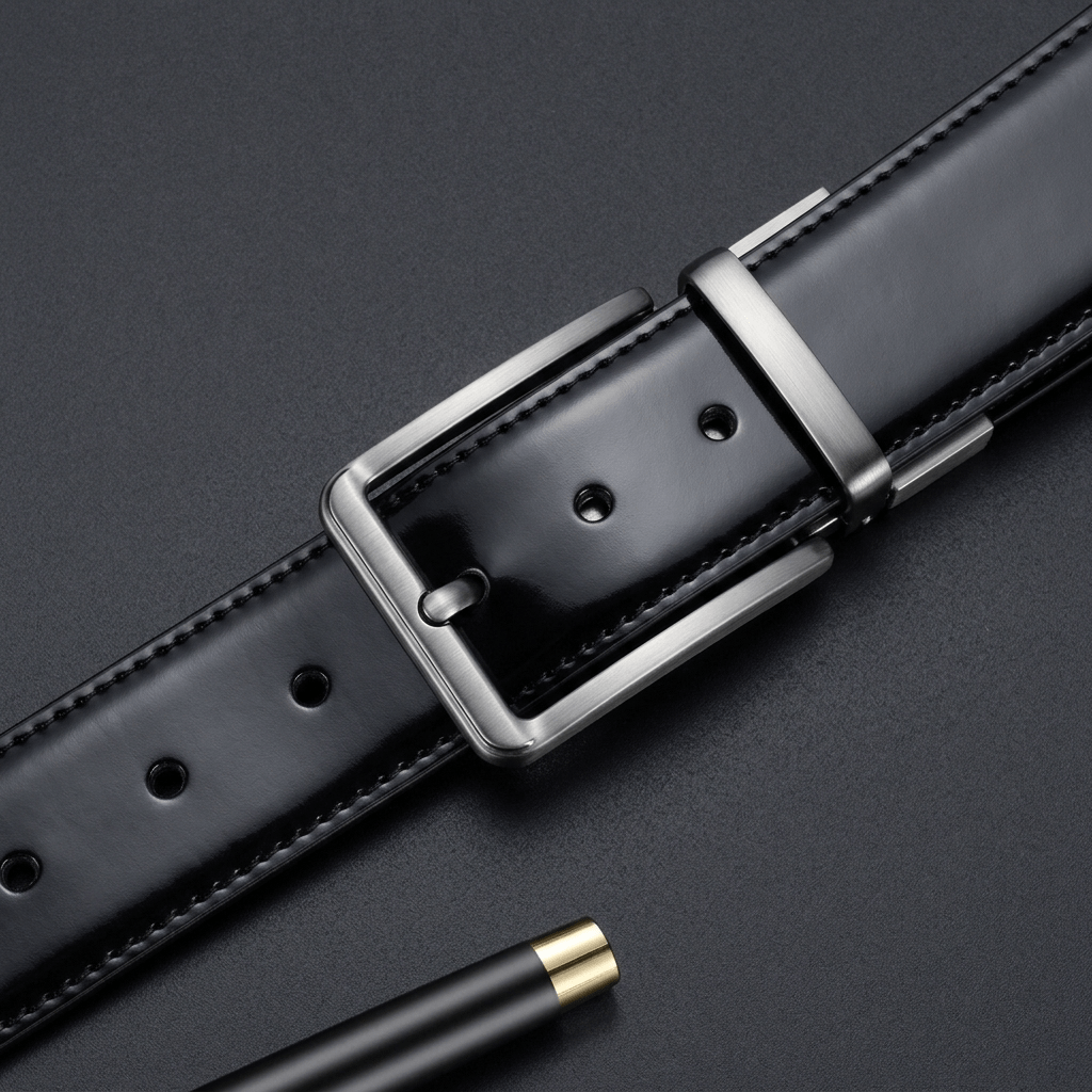 Ceinture Réversible en Simili Cuir pour Homme Olivier — visuel 5