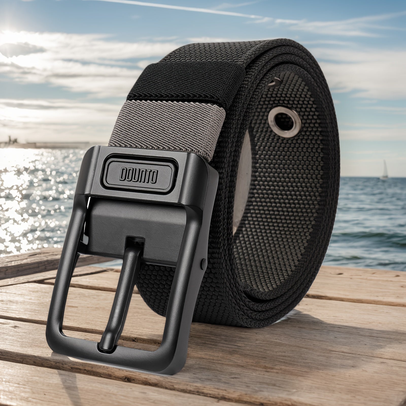 Ceinture Réversible en Tissu pour Homme Julien — visuel 6
